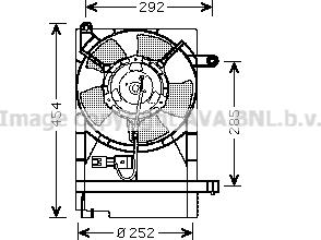 Prasco DW7512 - Ventola, Raffreddamento motore www.autoricambit.com