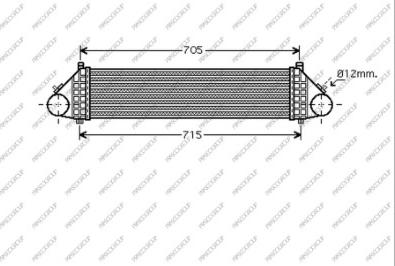 Prasco FD424N002 - Intercooler www.autoricambit.com