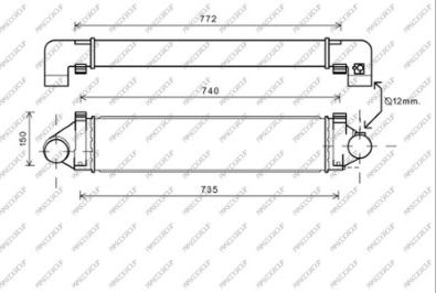 Prasco FD426N002 - Intercooler www.autoricambit.com