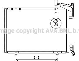 Prasco FD5592 - Condensatore, Climatizzatore www.autoricambit.com