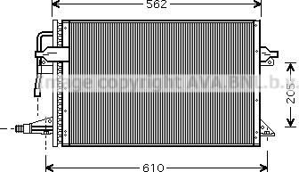 Prasco FD5323 - Condensatore, Climatizzatore www.autoricambit.com