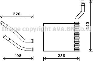 Prasco FD6464 - Scambiatore calore, Riscaldamento abitacolo www.autoricambit.com