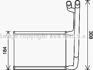 Prasco FD6645 - Scambiatore calore, Riscaldamento abitacolo www.autoricambit.com