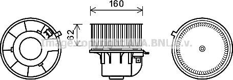 Prasco FD8499 - Elettromotore, Ventilatore abitacolo www.autoricambit.com