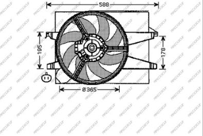 Prasco FD340F002 - Ventola, Raffreddamento motore www.autoricambit.com