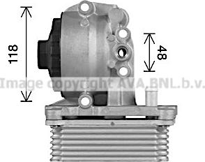 Prasco FD3623H - Radiatore olio, Olio motore www.autoricambit.com