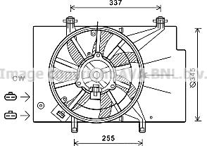 Prasco FD7559 - Ventola, Raffreddamento motore www.autoricambit.com