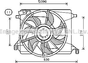 Prasco FD7560 - Ventola, Raffreddamento motore www.autoricambit.com