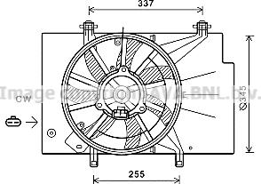 Prasco FD7582 - Ventola, Raffreddamento motore www.autoricambit.com