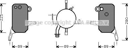 Prasco FDD119 - Essiccatore, Climatizzatore www.autoricambit.com