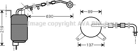 Prasco FDD111 - Essiccatore, Climatizzatore www.autoricambit.com