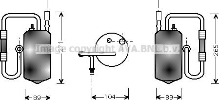 Prasco FDD349 - Essiccatore, Climatizzatore www.autoricambit.com