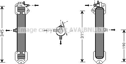 Prasco FDD383 - Essiccatore, Climatizzatore www.autoricambit.com