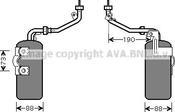 Prasco FDD387 - Essiccatore, Climatizzatore www.autoricambit.com