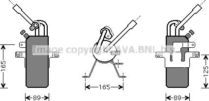 Prasco FDD374 - Essiccatore, Climatizzatore www.autoricambit.com