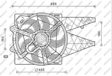 Prasco FT930F008 - Ventola, Raffreddamento motore www.autoricambit.com