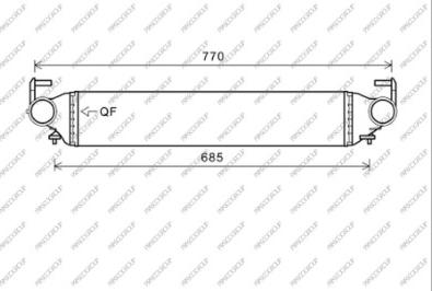 Prasco FT060N001 - Intercooler www.autoricambit.com