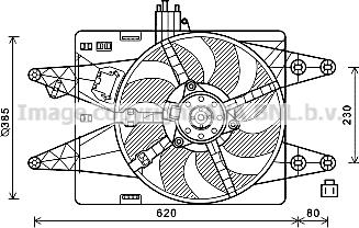 Prasco FT7606 - Ventola, Raffreddamento motore www.autoricambit.com