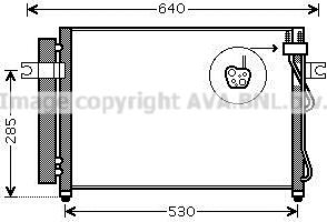 Prasco HY5195D - Condensatore, Climatizzatore www.autoricambit.com