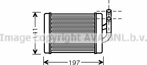 Prasco HY6158 - Scambiatore calore, Riscaldamento abitacolo www.autoricambit.com