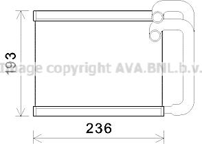 Prasco HY6391 - Scambiatore calore, Riscaldamento abitacolo www.autoricambit.com