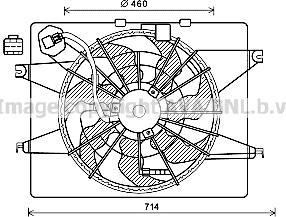 Prasco HY7566 - Ventola, Raffreddamento motore www.autoricambit.com