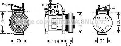 Prasco JEK034 - Compressore, Climatizzatore www.autoricambit.com