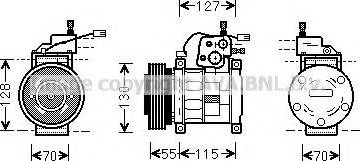 Prasco JEK032 - Compressore, Climatizzatore www.autoricambit.com