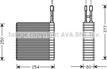 Prasco JEV031 - Evaporatore, Climatizzatore www.autoricambit.com