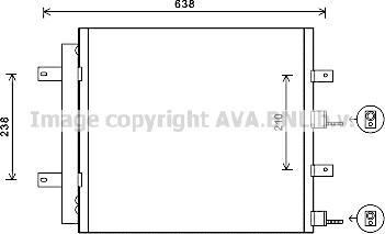 Prasco JR5051D - Condensatore, Climatizzatore www.autoricambit.com