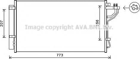 Prasco KA5255 - Condensatore, Climatizzatore www.autoricambit.com