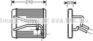 Prasco KA6049 - Scambiatore calore, Riscaldamento abitacolo www.autoricambit.com