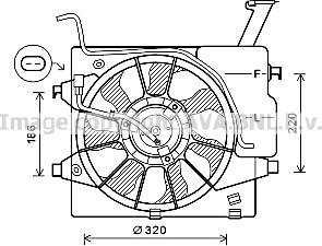 Prasco KA7535 - Ventola, Raffreddamento motore www.autoricambit.com