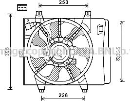 Prasco KA7526 - Ventola, Raffreddamento motore www.autoricambit.com