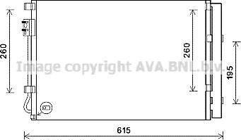 Prasco KAA5280D - Condensatore, Climatizzatore www.autoricambit.com