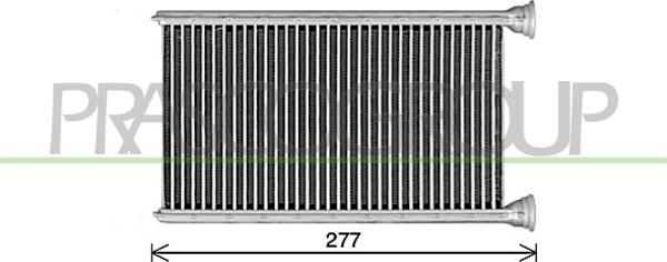 Prasco ME442H001 - Scambiatore calore, Riscaldamento abitacolo www.autoricambit.com