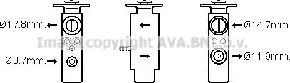 Prasco MN1082 - Valvola ad espansione, Climatizzatore www.autoricambit.com