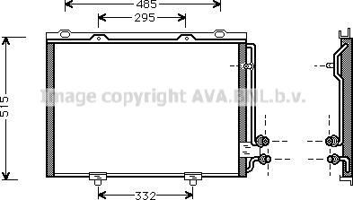 Prasco MS5232 - Condensatore, Climatizzatore www.autoricambit.com