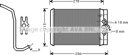 Prasco MS6314 - Scambiatore calore, Riscaldamento abitacolo www.autoricambit.com