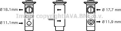 Prasco MS1124 - Valvola ad espansione, Climatizzatore www.autoricambit.com