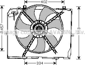 Prasco MS7503 - Ventola, Raffreddamento motore www.autoricambit.com