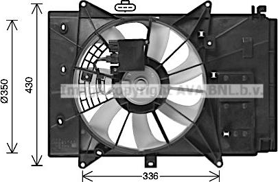 Prasco MZ7555 - Ventola, Raffreddamento motore www.autoricambit.com