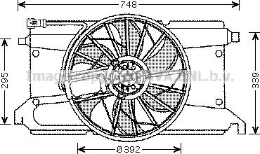 Prasco MZ7538 - Ventola, Raffreddamento motore www.autoricambit.com