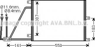 Prasco OL5265 - Condensatore, Climatizzatore www.autoricambit.com