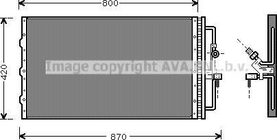 Prasco OL5267 - Condensatore, Climatizzatore www.autoricambit.com