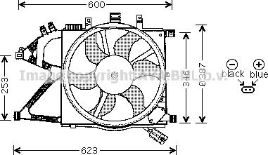 Prasco OL7506 - Ventola, Raffreddamento motore www.autoricambit.com