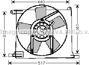 Prasco OL7501 - Ventola, Raffreddamento motore www.autoricambit.com