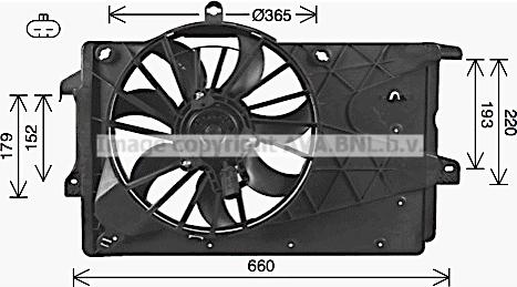 Prasco OL7527 - Ventola, Raffreddamento motore www.autoricambit.com