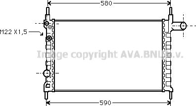 Prasco OLA2150 - Radiatore, Raffreddamento motore www.autoricambit.com