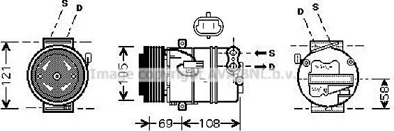 Prasco OLAK426 - Compressore, Climatizzatore www.autoricambit.com